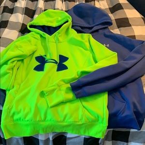 Underarmour tech fleece hooded sweatshirts